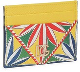 Thumbnail for your product : Dolce & Gabbana Carretto Leather Card Holder