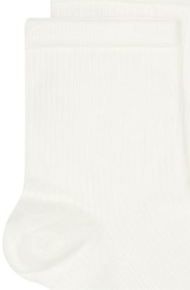 Topman White Ribbed Socks 5 Pack