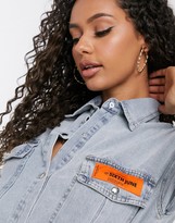 Thumbnail for your product : Sixth June denim shirt dress with belt