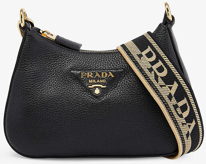 Prada Sport logo-embellished leather cross-body bag - ShopStyle