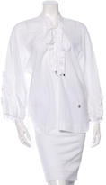 Thumbnail for your product : Roberto Cavalli Ruffle Accented Camicia Top w/ Tags