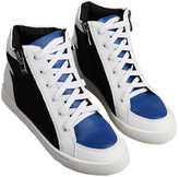 Thumbnail for your product : Choies Color Block Wedge Trainers with Side Zipper