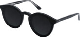 Thumbnail for your product : Krewe Collins Round Monochromatic Acetate Sunglasses w/ Nylon Overlay Lens