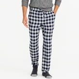 Thumbnail for your product : J.Crew Flannel pajama pant in navy plaid