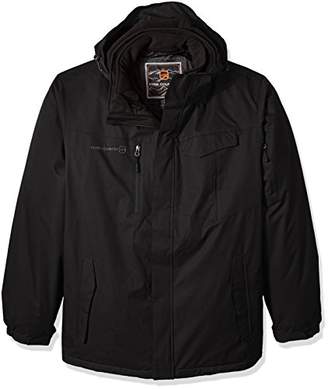 Free Country Men's Big and Tall B8g and Cubic Dobby Systems Coat