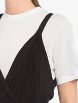 Thumbnail for your product : Prada wrap-around fluid twill dress