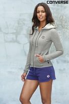 Thumbnail for your product : Converse Grey Marl Patch Full Zip Hoody