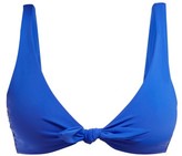 Thumbnail for your product : Mara Hoffman Rio Tie-front Bikini Top - Blue