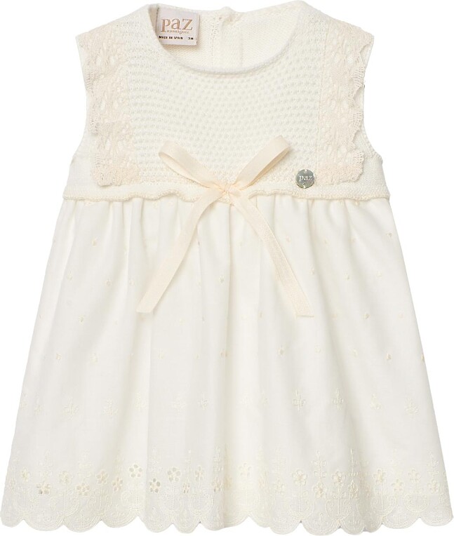 Paz Rodriguez Girls' Paz Combined Dress - Baby
