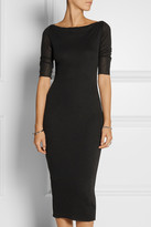 Thumbnail for your product : James Perse Ribbed cotton and cashmere-blend midi dress