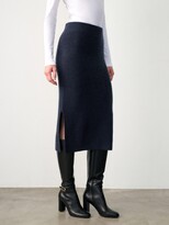 Thumbnail for your product : White + Warren Cashmere Ribbed Pencil Skirt