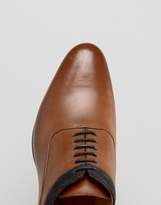 Thumbnail for your product : ASOS Oxford Shoes In Tan Leather With Navy Suede Detail
