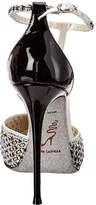 Thumbnail for your product : Rene Caovilla Stelina T 115 Satin & Leather Pump