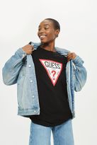 Thumbnail for your product : GUESS Oversized denim logo jacket