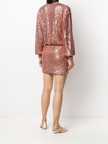Thumbnail for your product : L'Autre Chose Sequin Wrap Dress