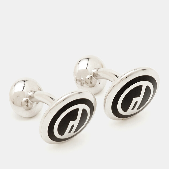 Dunhill Gold Cufflinks Original Alfred Dunhill 925 Silver