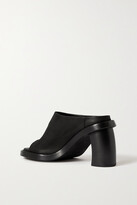 Thumbnail for your product : Ann Demeulemeester Clara Leather Mules - Black