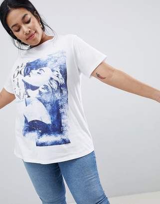ASOS Curve T-Shirt With Madonna Print