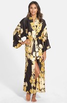 Thumbnail for your product : Natori 'Irina' Flower Print Charmeuse Robe