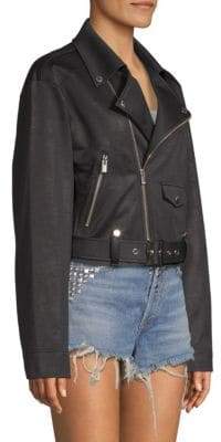 The Kooples Faux Leather Moto Jacket