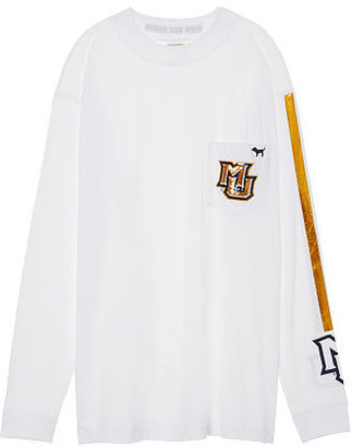 PINK Marquette University Long Sleeve Campus Tee