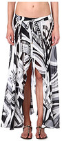 Thumbnail for your product : Emilio Pucci Printed silk skirt