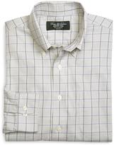 Thumbnail for your product : Brooks Brothers Country Club Slim Fit Non-Iron Cotton and Cashmere Grey Check Sport Shirt