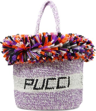Emilio Pucci Fringe-trimmed tote bag