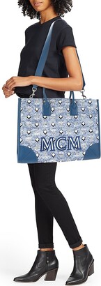 MCM Munchen Monogram Two Way Tote on SALE