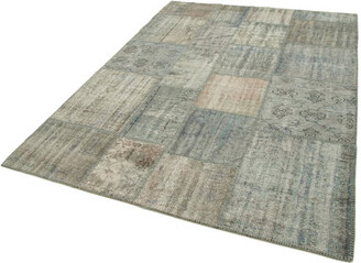 Windley Distressed Pale Pink/Gray Area Rug Bungalow Rose Rug Size: Rectangle 5'3 x 7'3