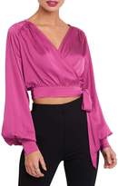 Thumbnail for your product : NA-KD Long-Sleeve Cropped Top
