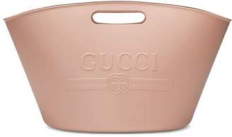 Gucci logo top handle tote