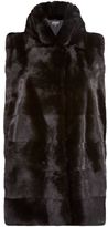 Thumbnail for your product : Harrods Mink Gilet with Stand Collar