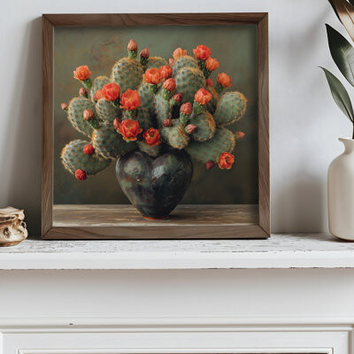 Ebern Designs Decorative Framed MDF Painting