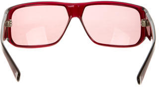 Valentino Tinted Logo-Embellished Sunglasses.