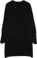 Thumbnail for your product : Zadig & Voltaire Kids Rhinestone-Logo Buttoned Knitted Dress