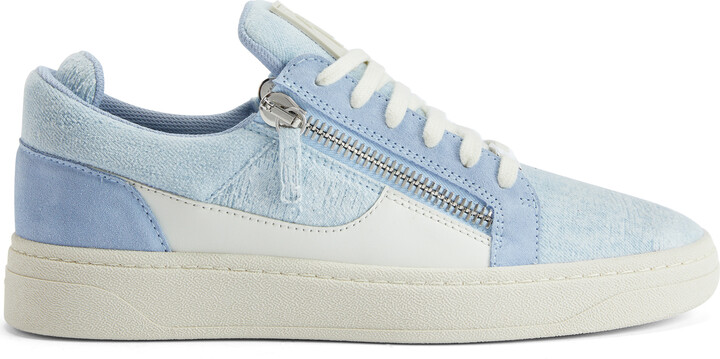 Giuseppe Zanotti GZ94 Men's Low-top sneakers Light Blue