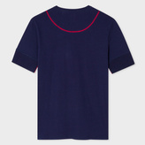 Thumbnail for your product : Paul Smith Men's Navy Jersey Short Sleeve Henley Top