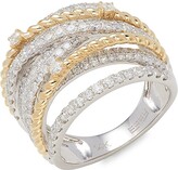 Thumbnail for your product : Effy Two Tone 14K Gold & 1.88 TCW Diamond Ring
