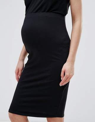 New Look Maternity tube skirt in black