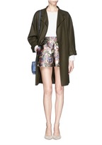 Thumbnail for your product : Nobrand Butterfly camouflage sateen pleat skort