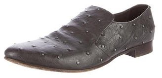 Brunello Cucinelli Leather Embellished Loafers