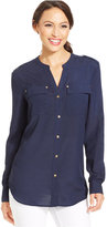 Thumbnail for your product : Charter Club Petite Utility Blouse