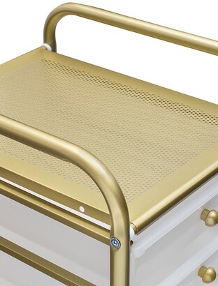 Honey-Can-Do Metal Rolling 10-Drawer Storage Cart