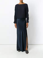 Thumbnail for your product : Nili Lotan maxi side-slit skirt