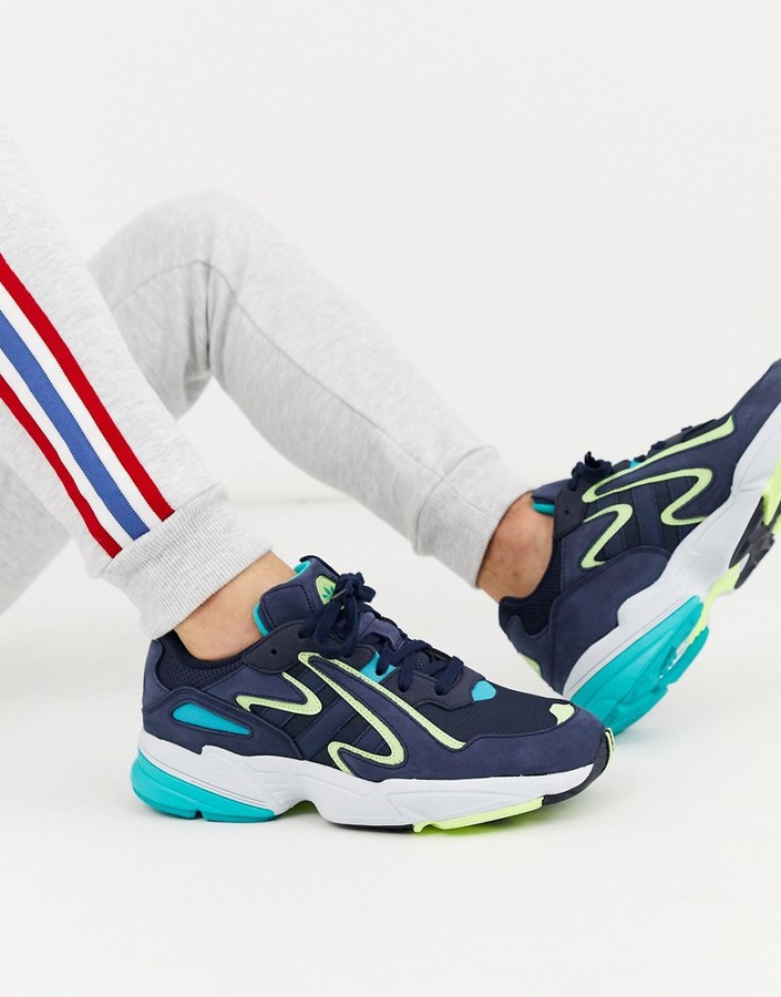 Adidas Yung 96 Chasm In Navy Shopstyle Athletic Shoes