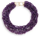 Thumbnail for your product : Kenneth Jay Lane Multi-Strand Amethyst-Color Bead Necklace