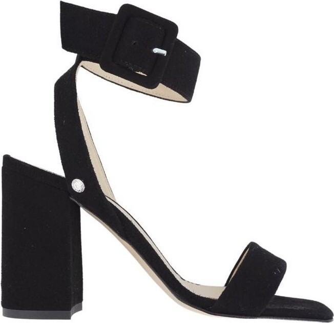 Manila Grace Ankle Strap Square-Toe Sandals