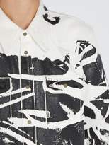 Thumbnail for your product : Calvin Klein 1964 Flower Print Cotton Jacket - Mens - Black White