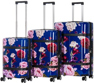 triforce floral luggage